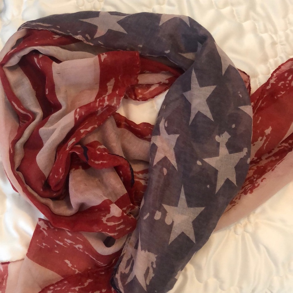 Boutique patriotic scarf